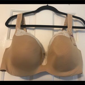 Cacique lace trim balconette